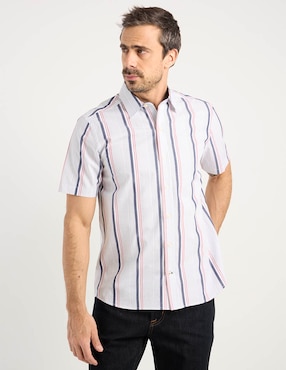 Camisa casual Weekend de algodón manga corta para hombre