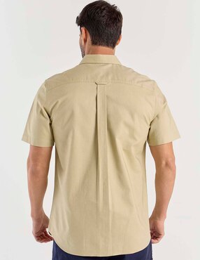 Camisa casual Weekend de algodón manga corta para hombre