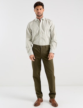 Camisa Weekend de algodón manga larga para hombre