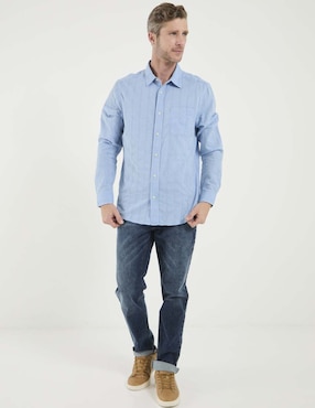 Jeans straight Weekend Premium deslavado para hombre