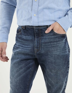 Jeans straight Weekend Premium deslavado para hombre