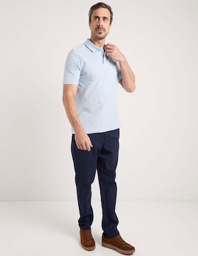 Pantalón de vestir straight Weekend de algodón para hombre