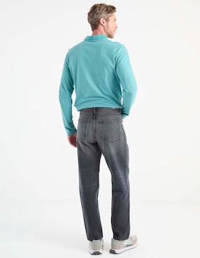 Jeans straight Weekend lavado obscuro para hombre