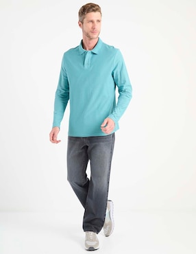 Jeans straight Weekend lavado obscuro para hombre