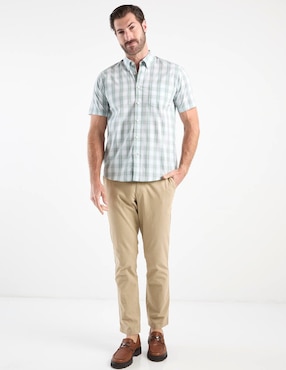 Camisa casual Weekend de algodón manga corta para hombre