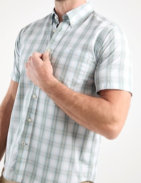 Camisa casual Weekend de algodón manga corta para hombre