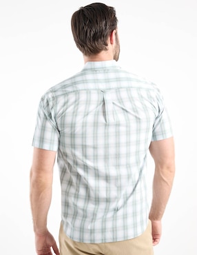 Camisa casual Weekend de algodón manga corta para hombre
