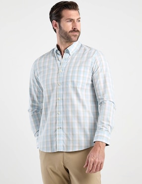 Camisa casual Weekend de algodón manga larga para hombre