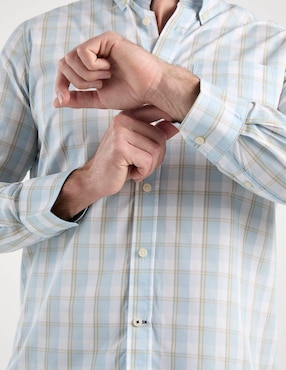 Camisa casual Weekend de algodón manga larga para hombre