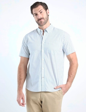 Camisa casual Weekend de algodón manga corta para hombre