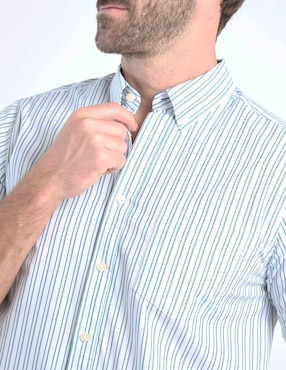 Camisa casual Weekend de algodón manga corta para hombre