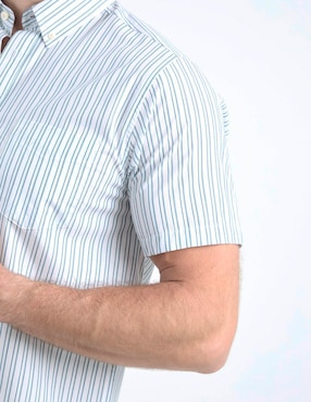 Camisa casual Weekend de algodón manga corta para hombre