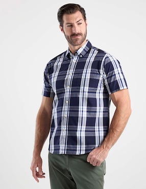 Camisa casual Weekend de algodón manga corta para hombre