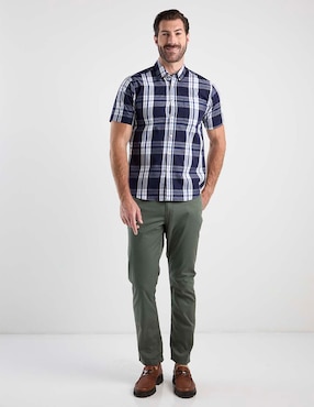 Camisa casual Weekend de algodón manga corta para hombre