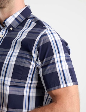 Camisa casual Weekend de algodón manga corta para hombre