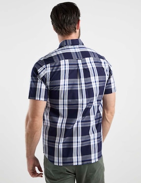 Camisa casual Weekend de algodón manga corta para hombre