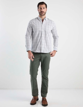 Camisa casual Weekend de algodón manga larga para hombre