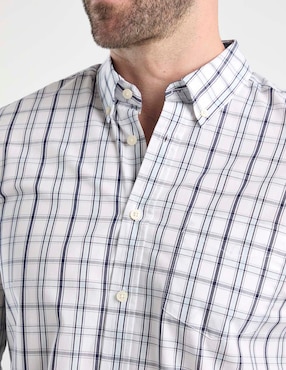 Camisa casual Weekend de algodón manga larga para hombre