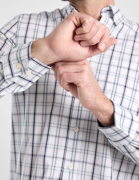 Camisa casual Weekend de algodón manga larga para hombre