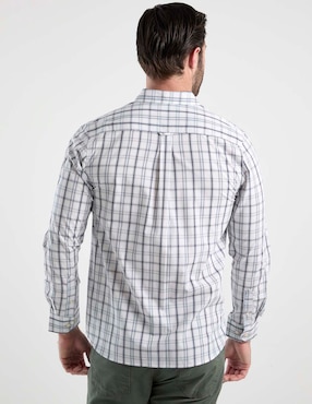 Camisa casual Weekend de algodón manga larga para hombre