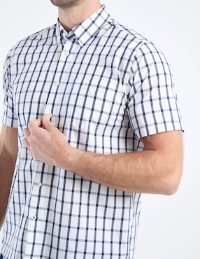 Camisa casual Weekend de algodón manga corta para hombre