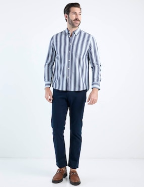 Camisa casual Weekend de algodón manga larga para hombre