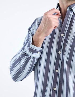 Camisa casual Weekend de algodón manga larga para hombre