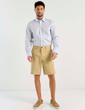 Camisa casual Weekend de algodón manga larga para hombre