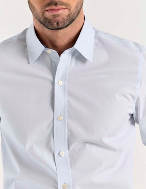Camisa casual Weekend de algodón manga larga para hombre