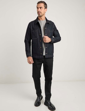 Sobrecamisa casual Weekend Premium manga larga para hombre