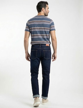 Jeans straight Weekend lavado obscuro para hombre