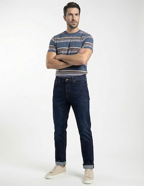 Jeans straight Weekend lavado obscuro para hombre
