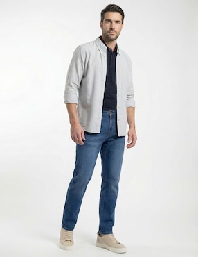 Jeans slim Weekend lavado whisker para hombre