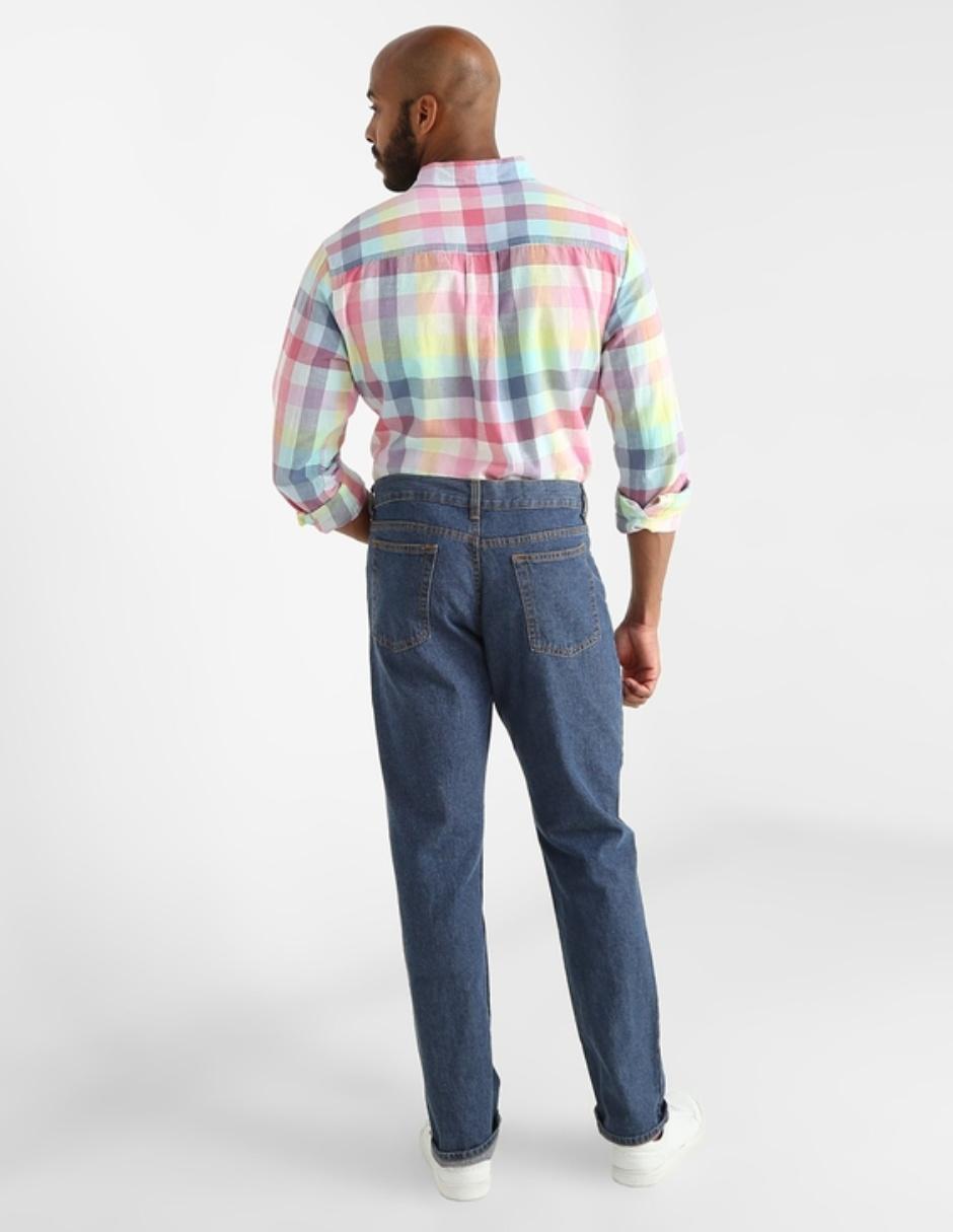 Jeans straight para hombre 7