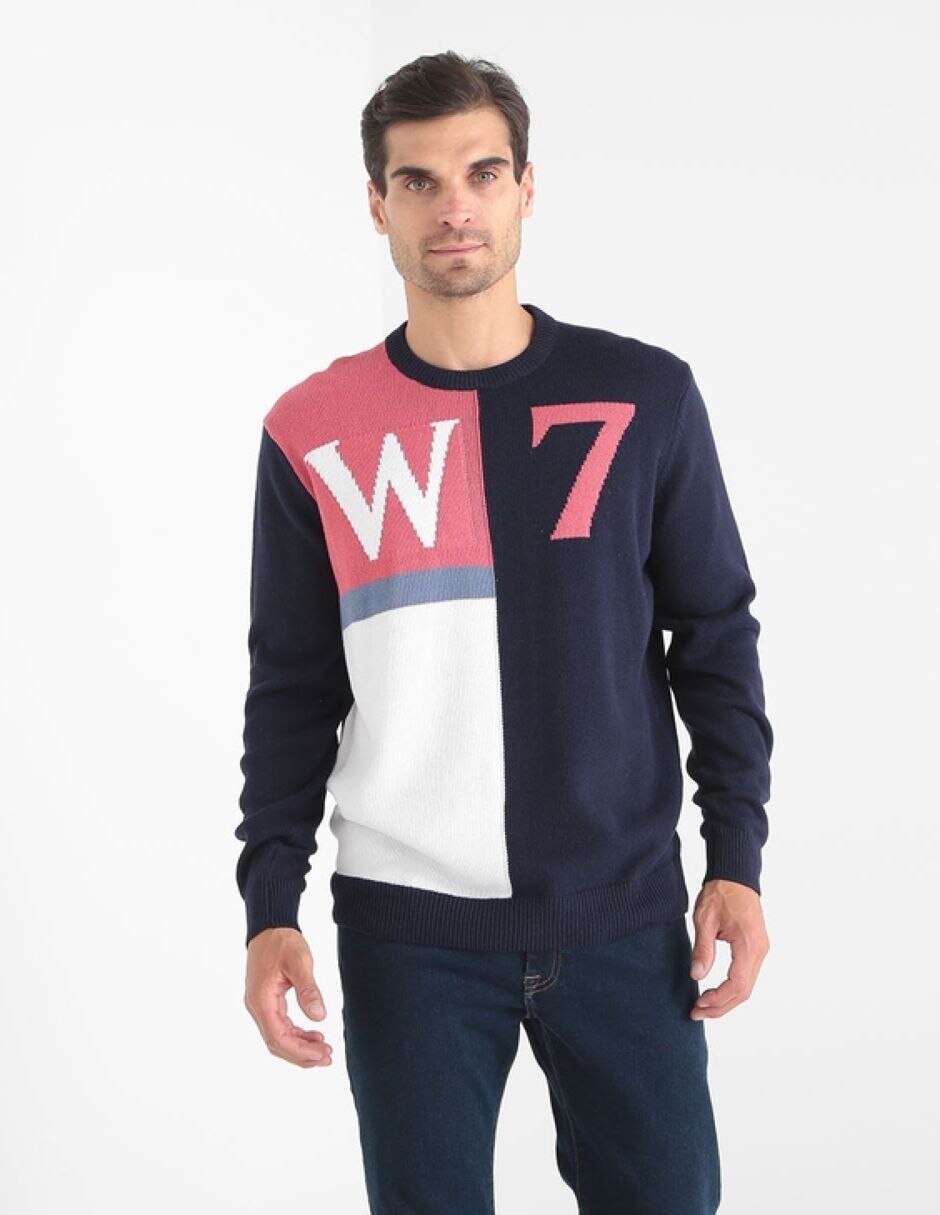 Suéter Weekend cuello redondo para hombre en SB
