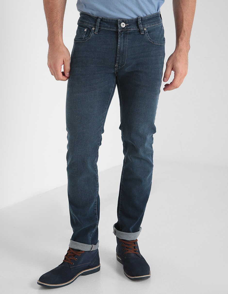 jeans corte recto hombre