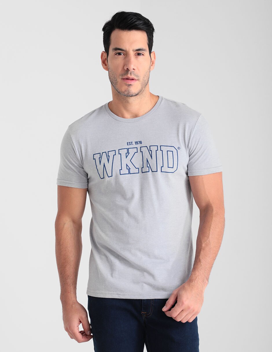 Playera Weekend cuello redondo para hombre en SB