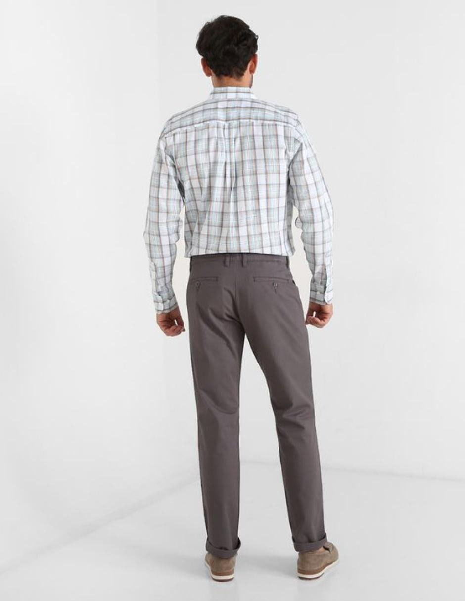 Pantalón straight de algodón para hombre 5