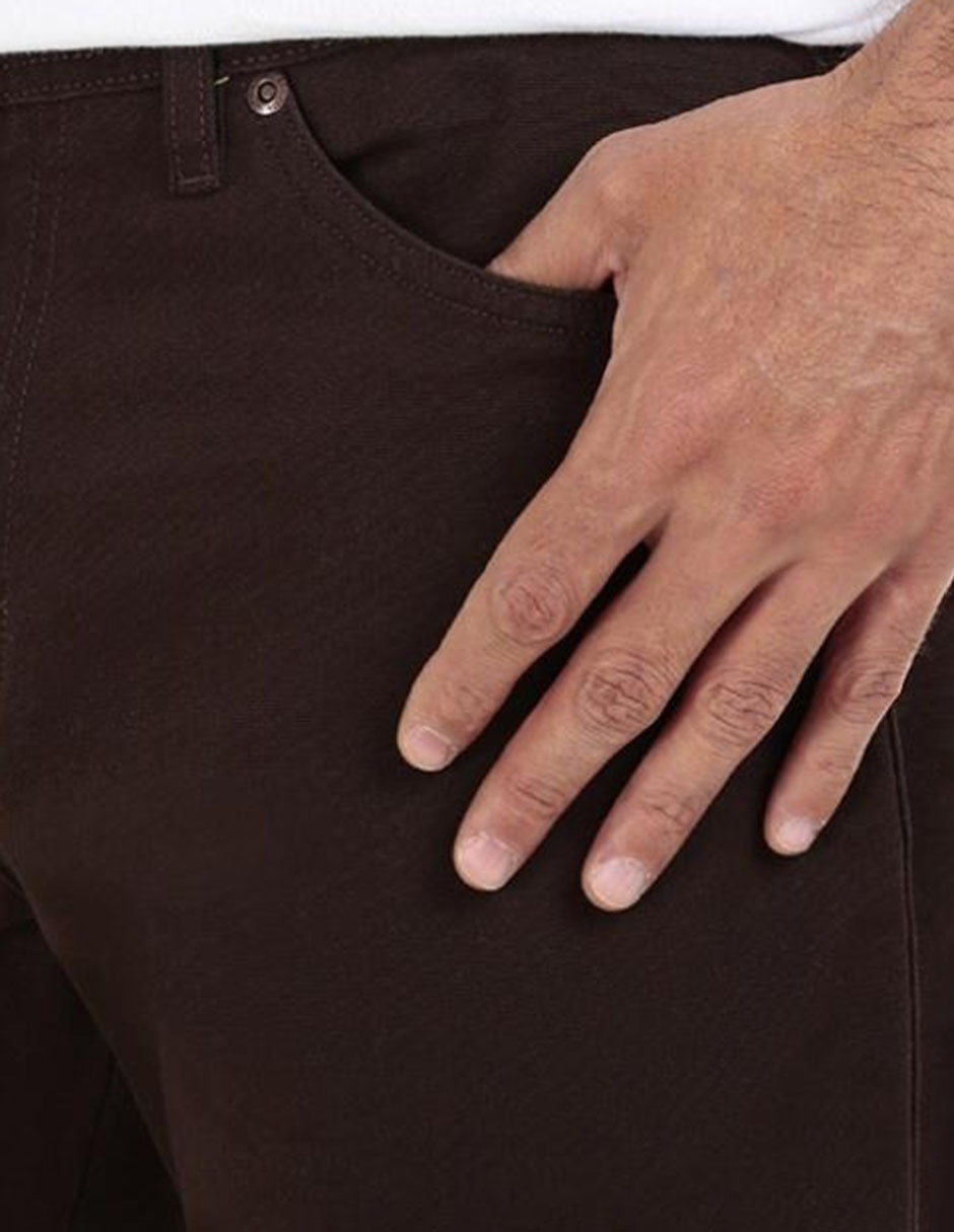 Pantalón recto de algodón para hombre 4