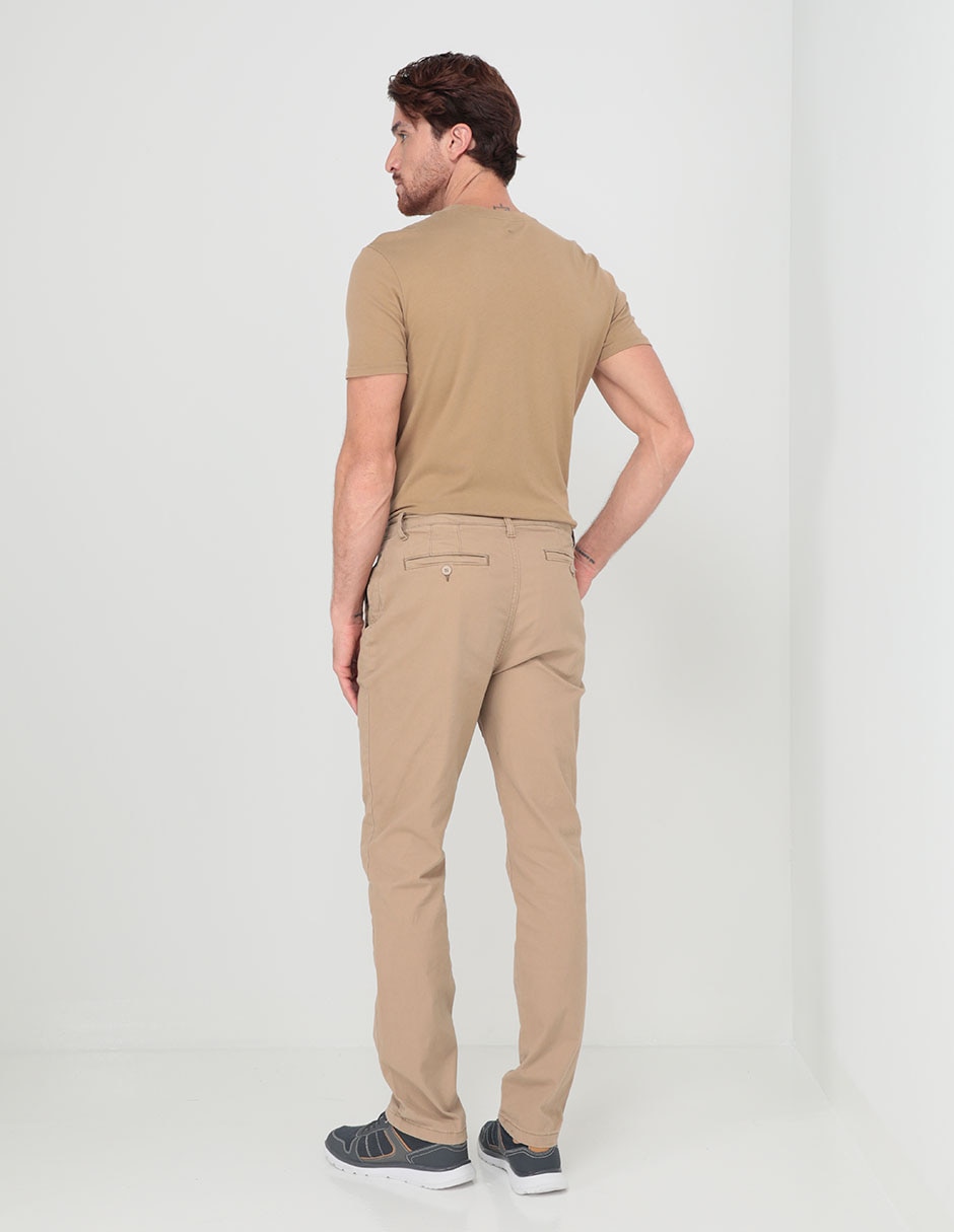 Pantalón slim Weekend de gabardina para hombre