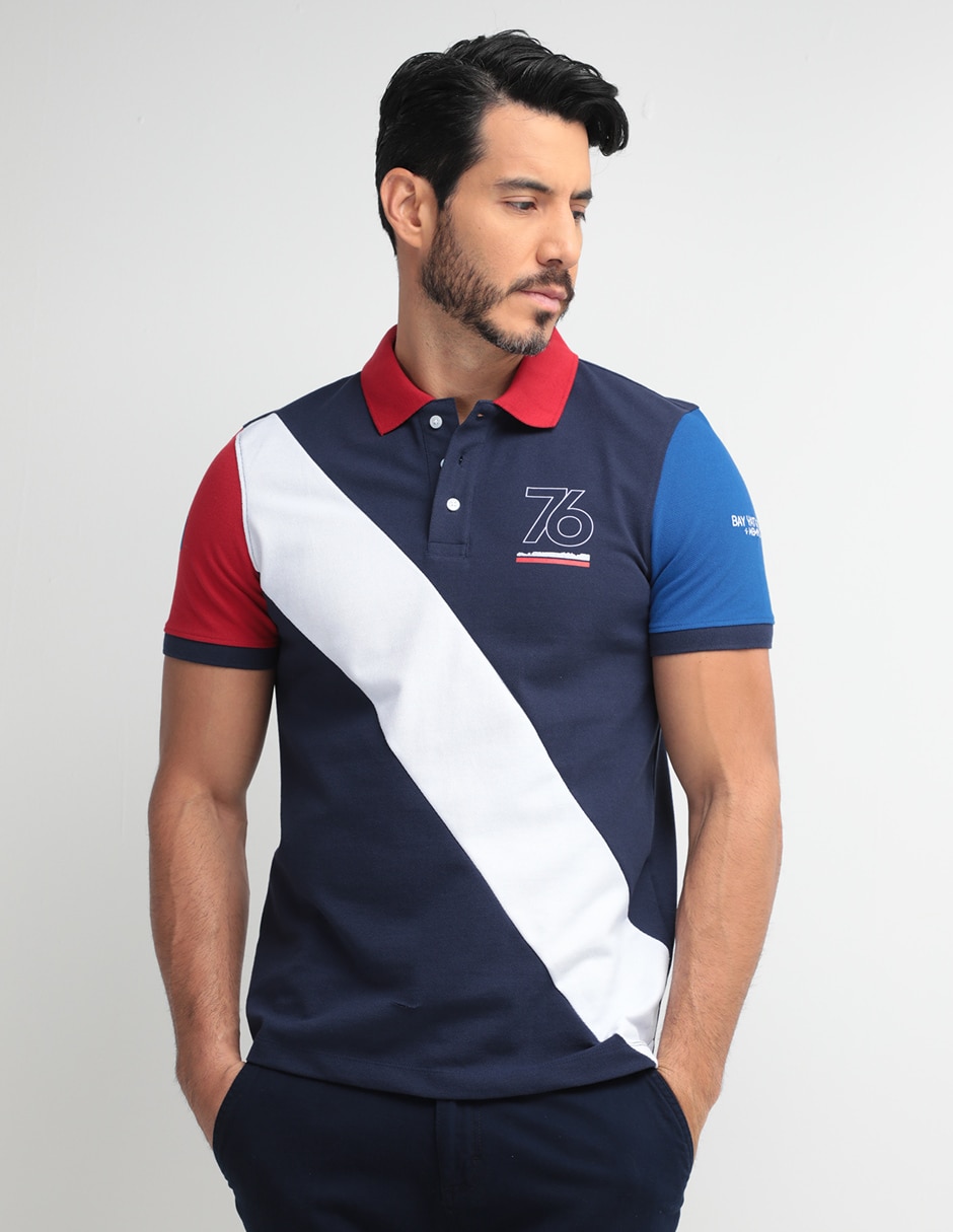 Playera Weekend cuello polo para hombre