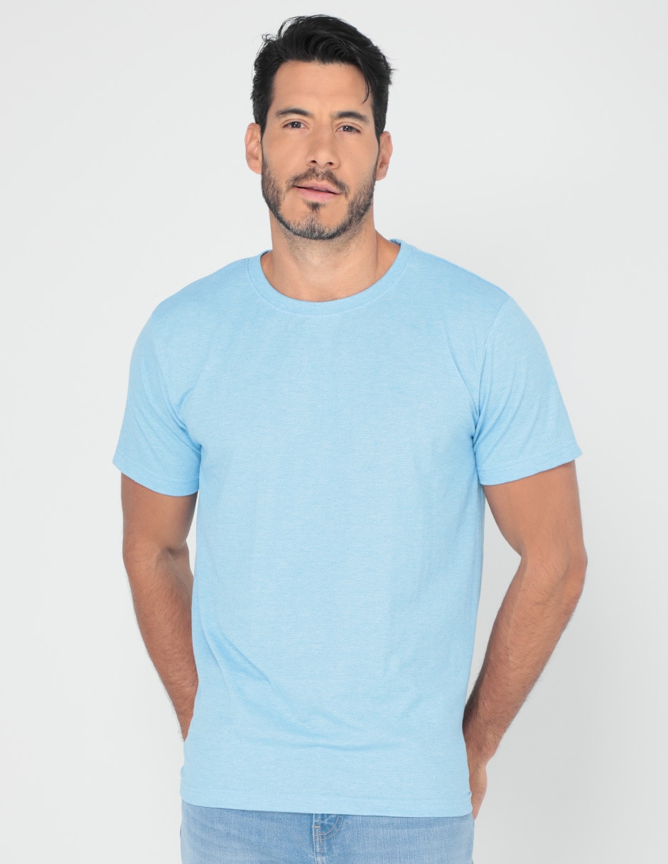Playera cuello redondo para hombre