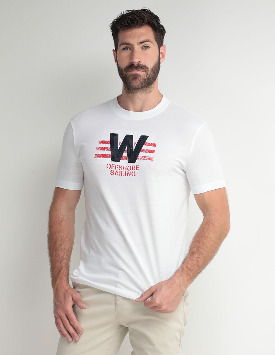 Playera cuello redondo para hombre Playera cuello redondo para hombre