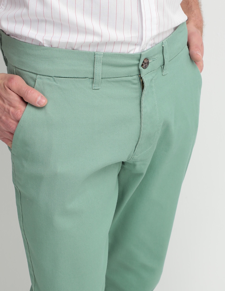 Pantalón chino recto para hombre 4