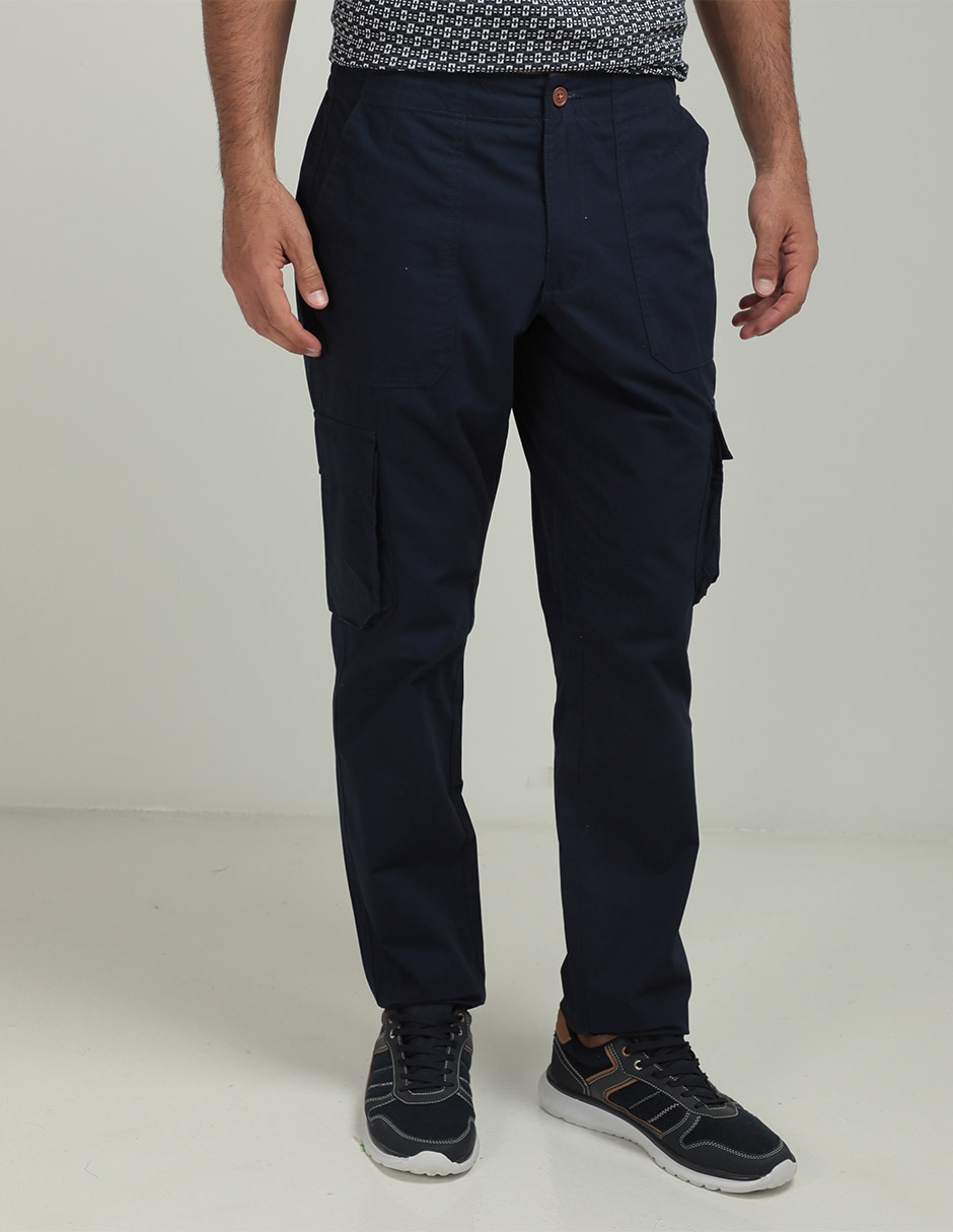 Pantalón cargo slim para hombre 1