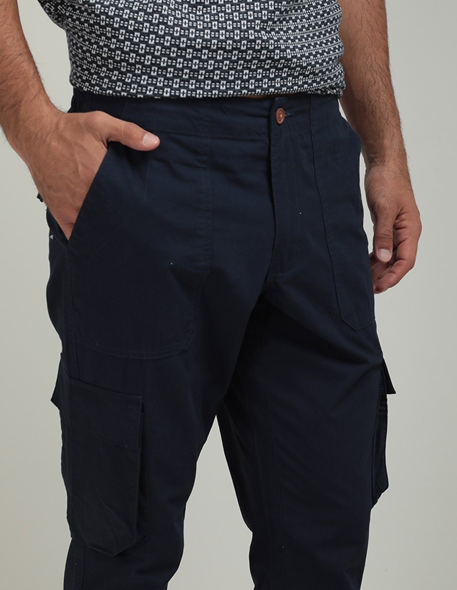 Pantalón cargo slim para hombre 4