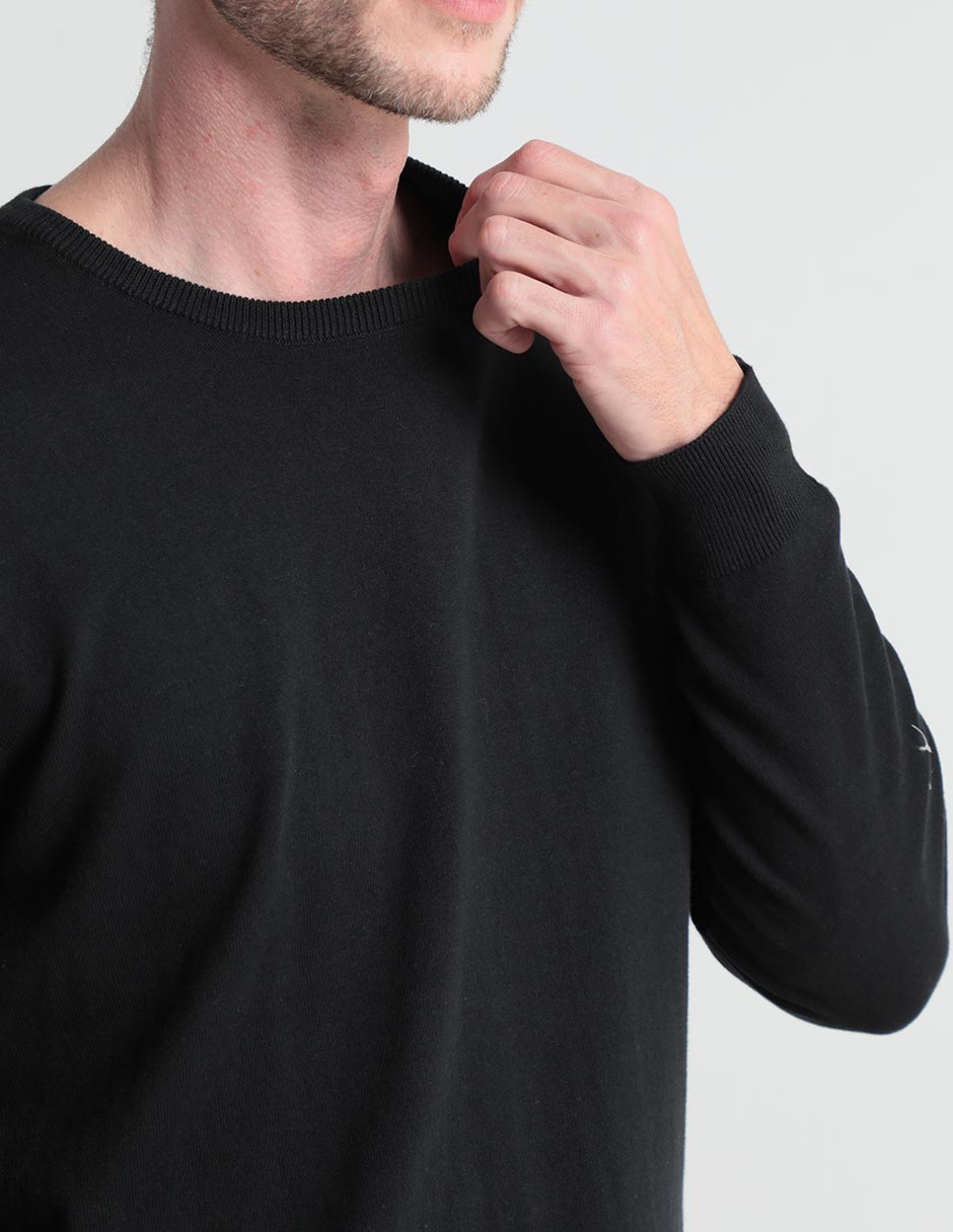 Sueter cuello redondo para hombre 4