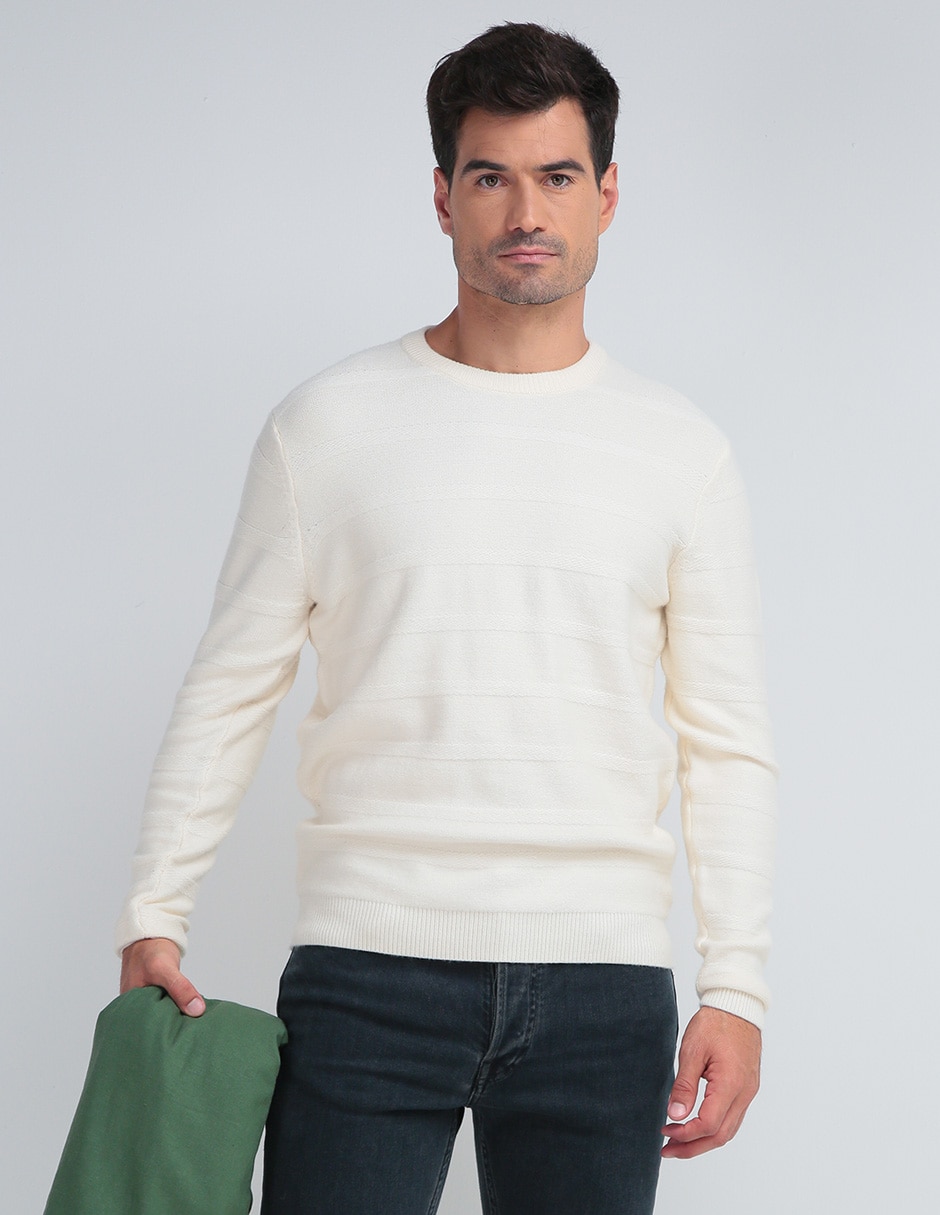 Sueter Weekend cuello redondo para hombre