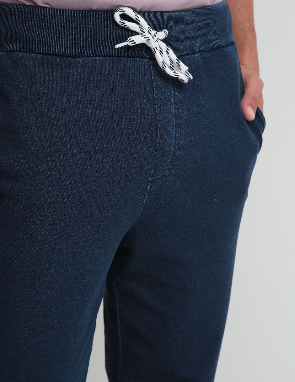 Pants slim con jareta para hombre 4