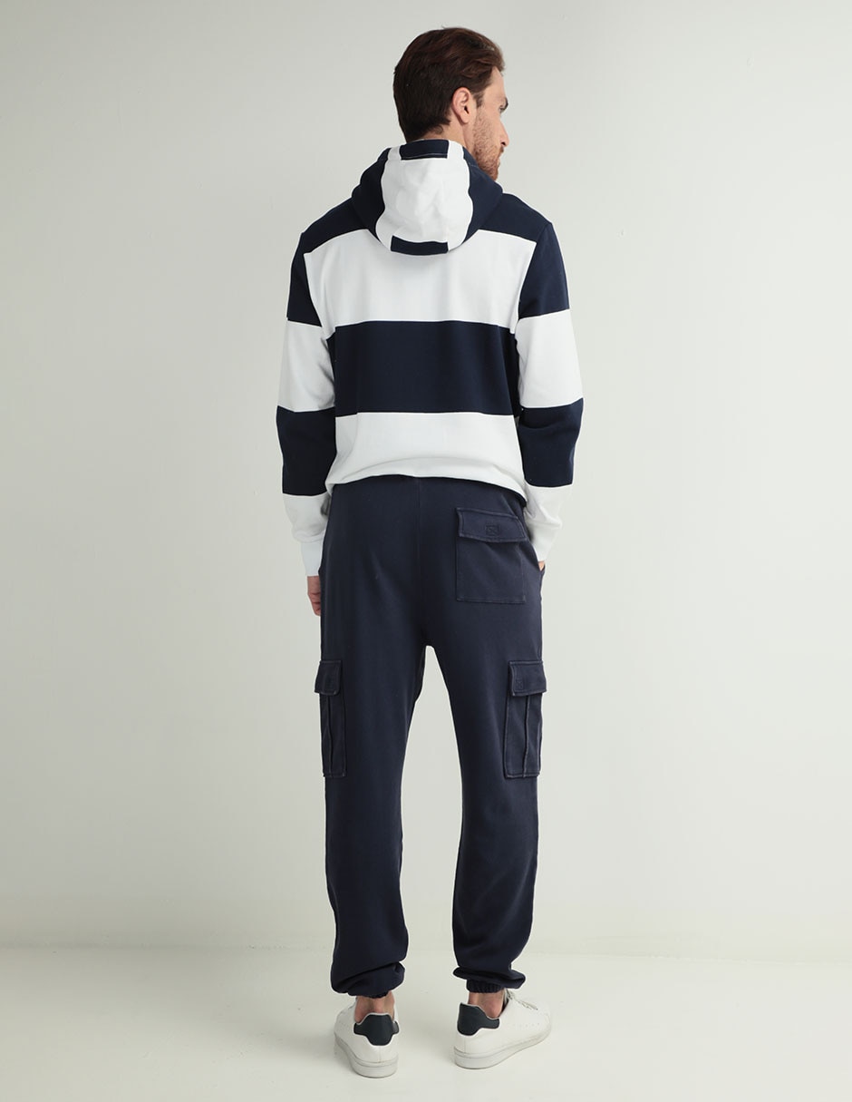 Pants regular con jareta para hombre 2